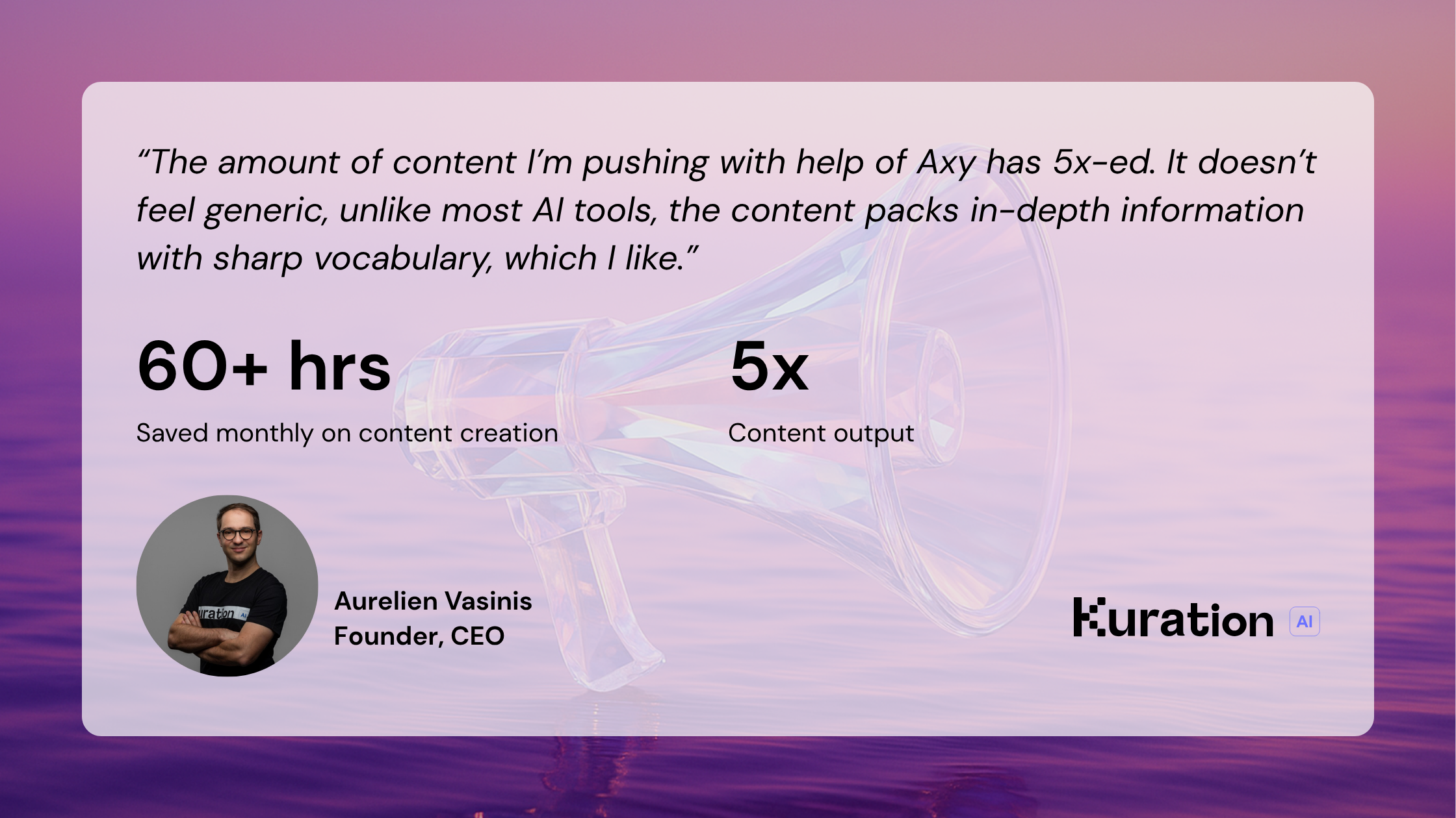 How Kuration AI scales smarter and faster with Axy
