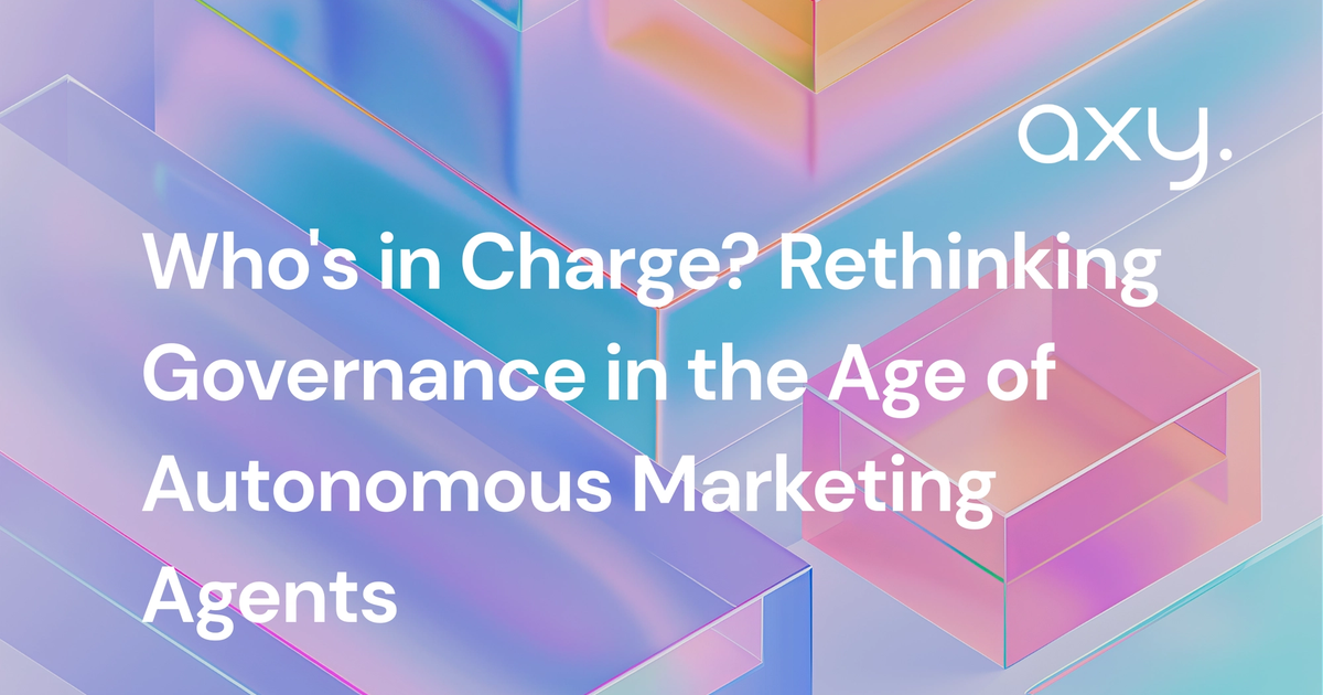 Who's in Charge? Rethinking Governance in the Age of Autonomous Marketing Agents
