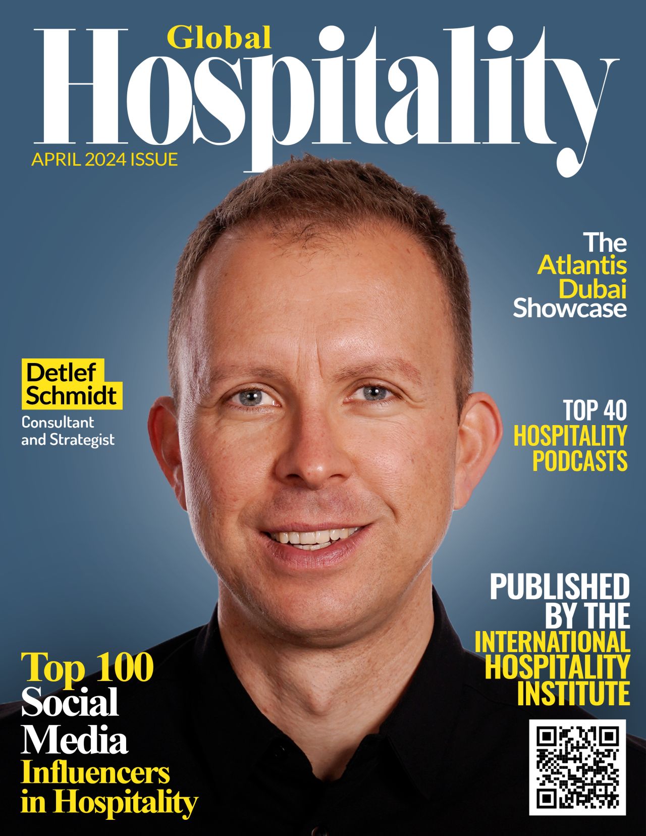 Detlef Schmidt on the cover of the most important hospitality magazine