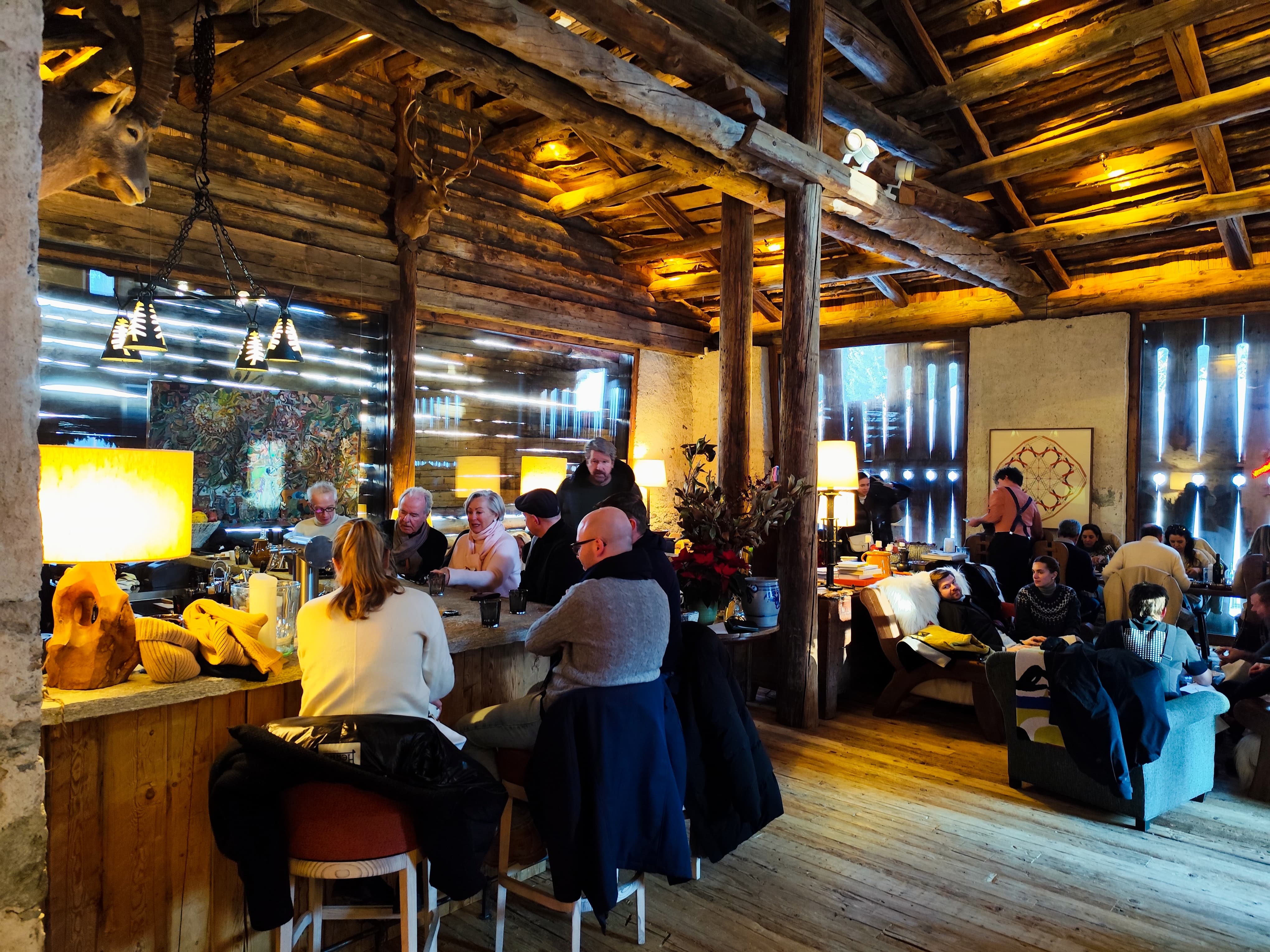 Bar and Lounge in Chesa Marchetta, Sils Maria