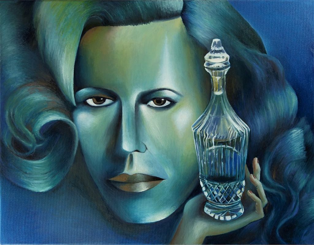 Krystal,oil on canvas, 70 x 90 cm, 2019.