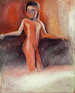 Maiden, oil on canvas, 50 x 40 cm