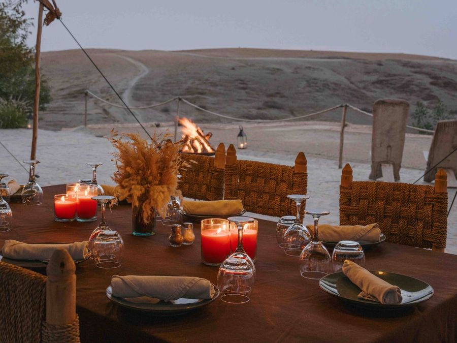 Caravan by Our Habitas Agafay, wedding venue in Agafay Desert, Marrakech