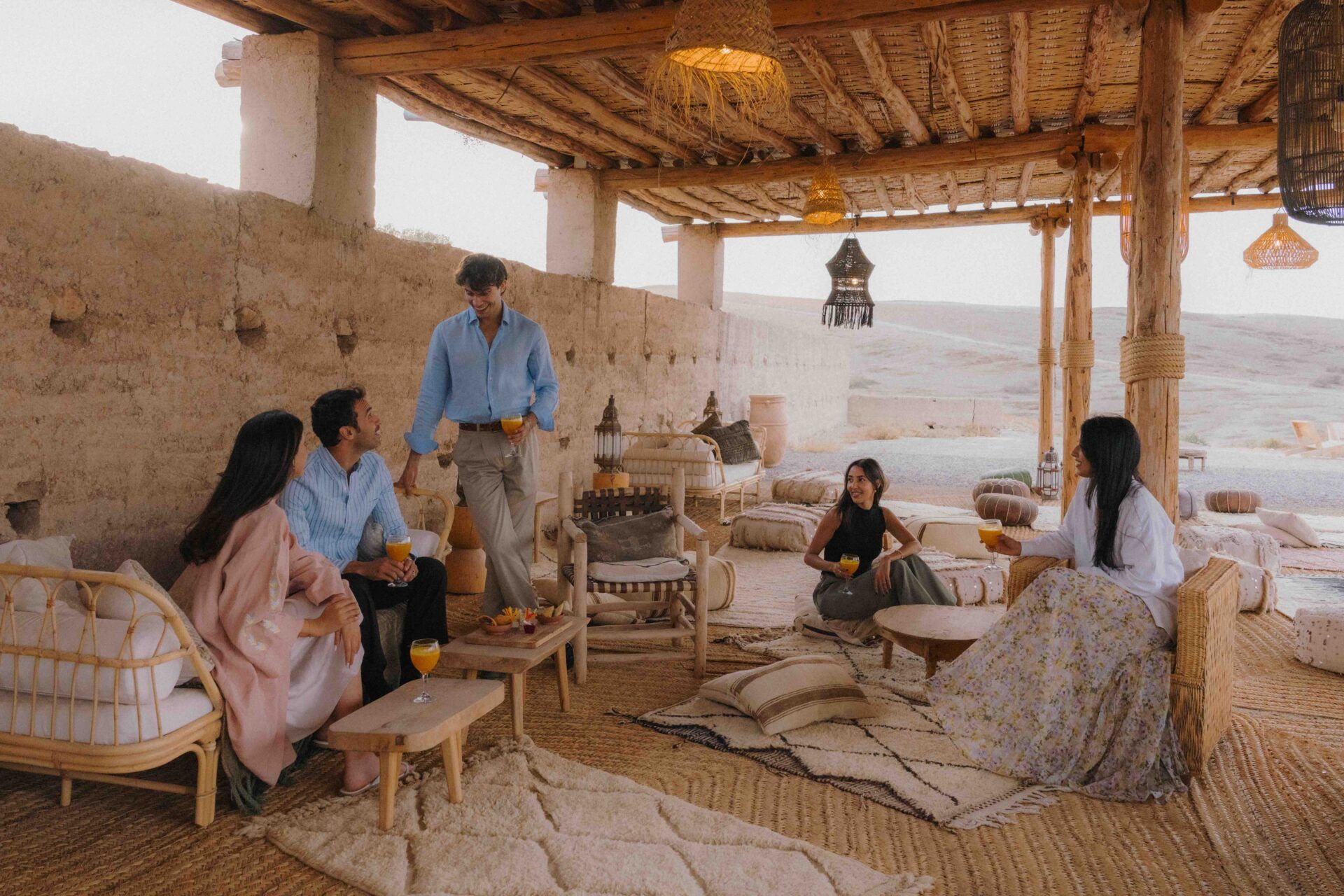 Caravan by Our Habitas Agafay, wedding venue in Agafay Desert, Marrakech