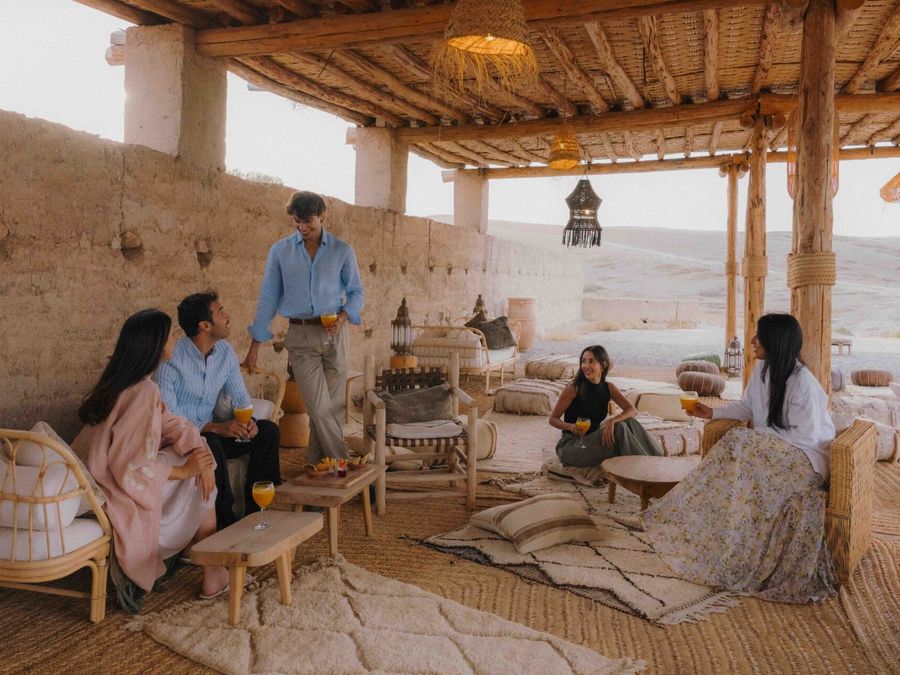 Caravan by Our Habitas Agafay, wedding venue in Agafay Desert, Marrakech