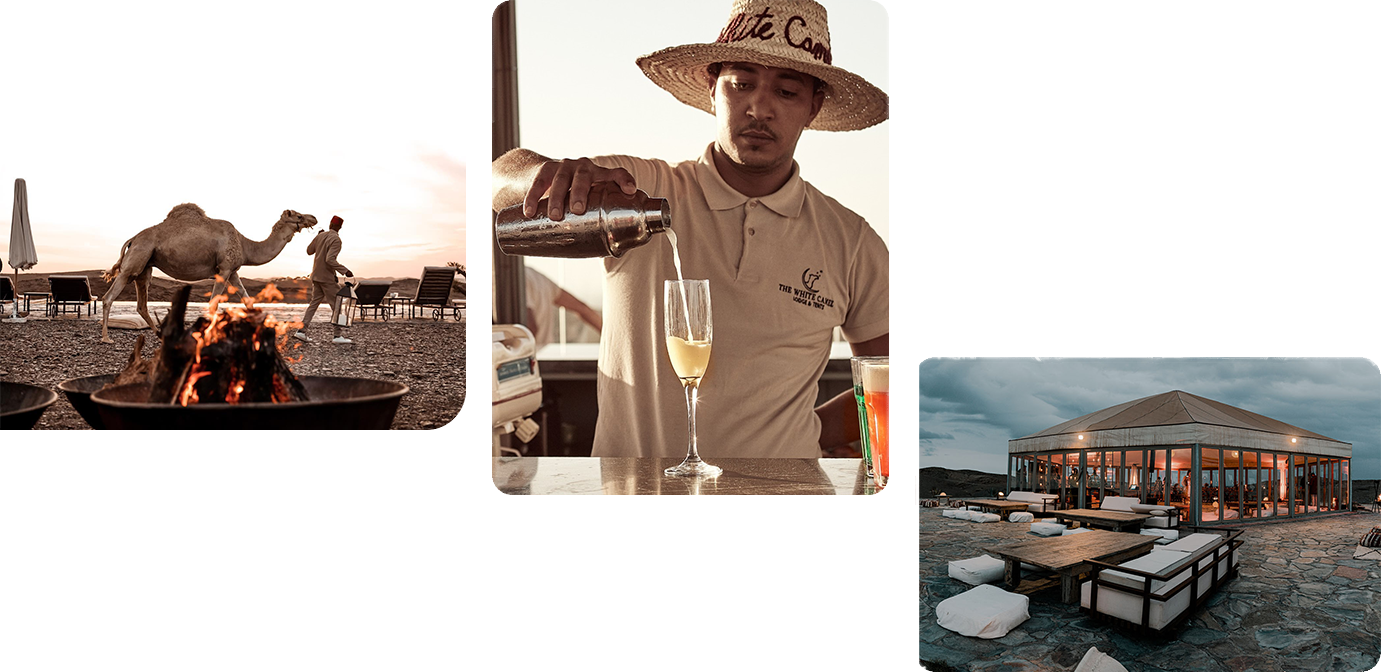 The White Camel, wedding venue in Agafay Desert, Marrakech