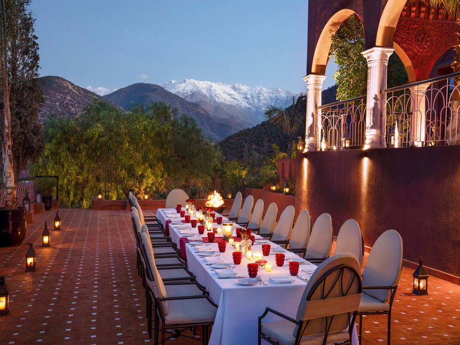 Kasbah Tamadot, wedding venue in Asni, High Atlas Mountains