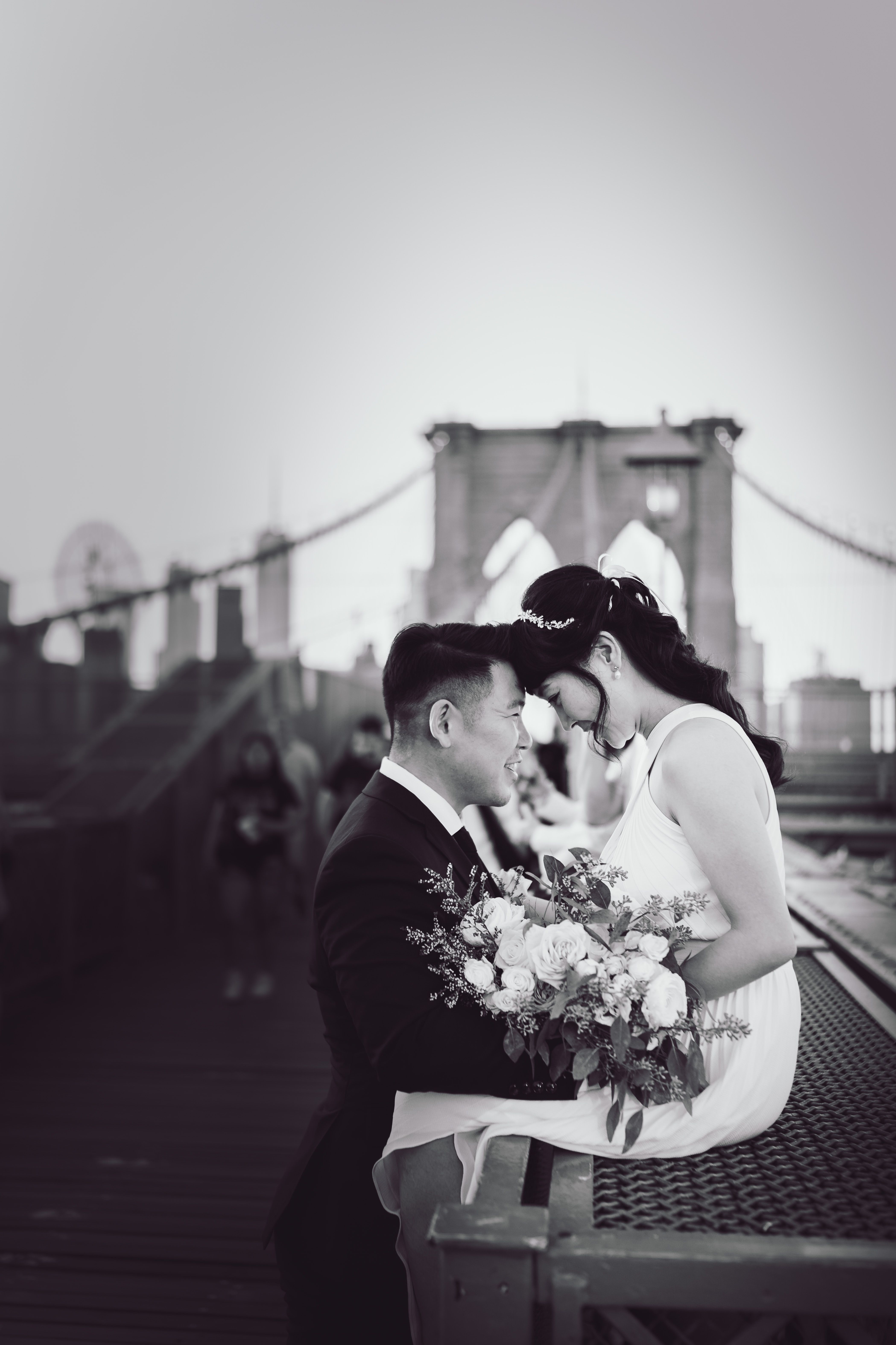 wedding photography Brooklyn bridge