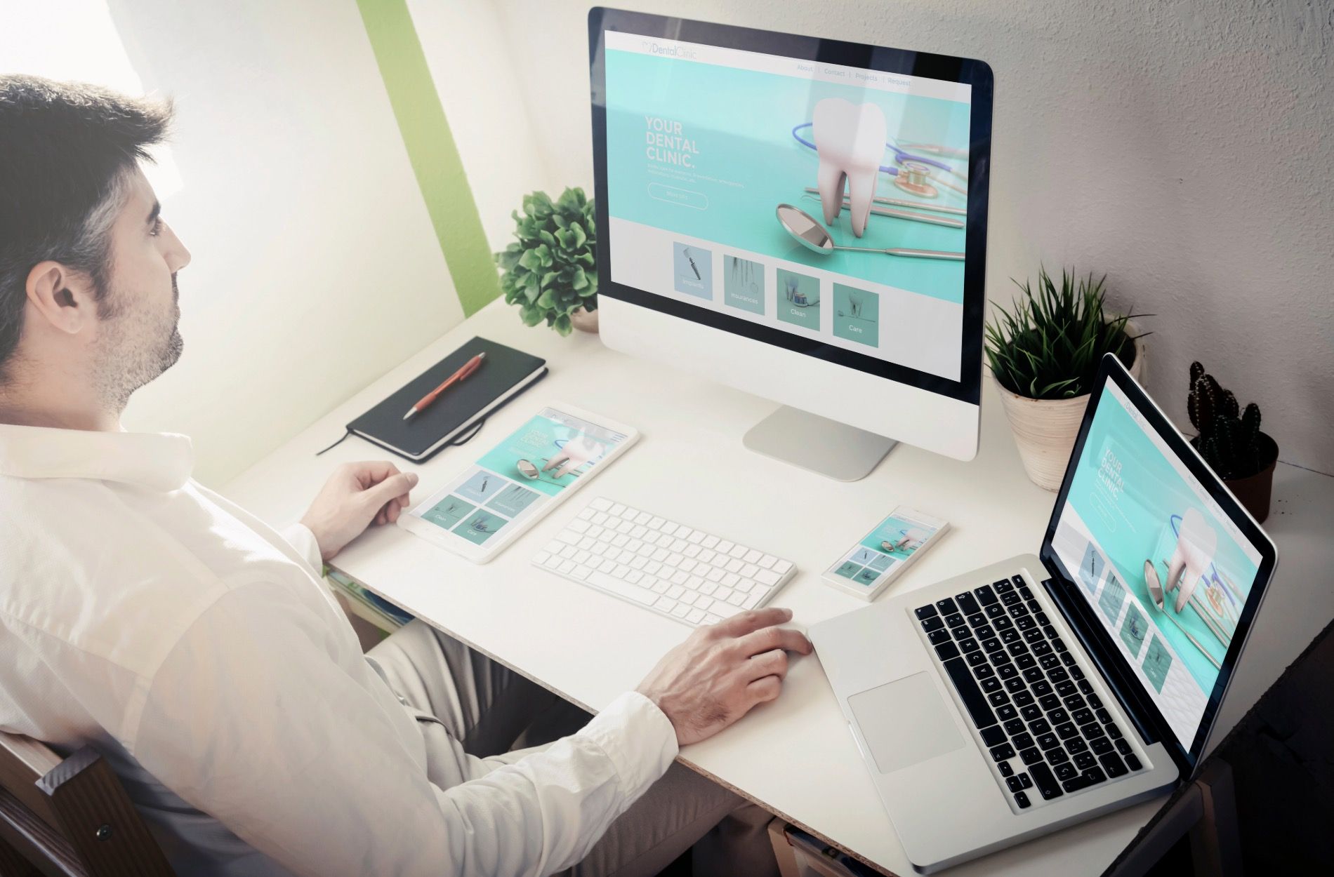 dental practice website AI and Web Development