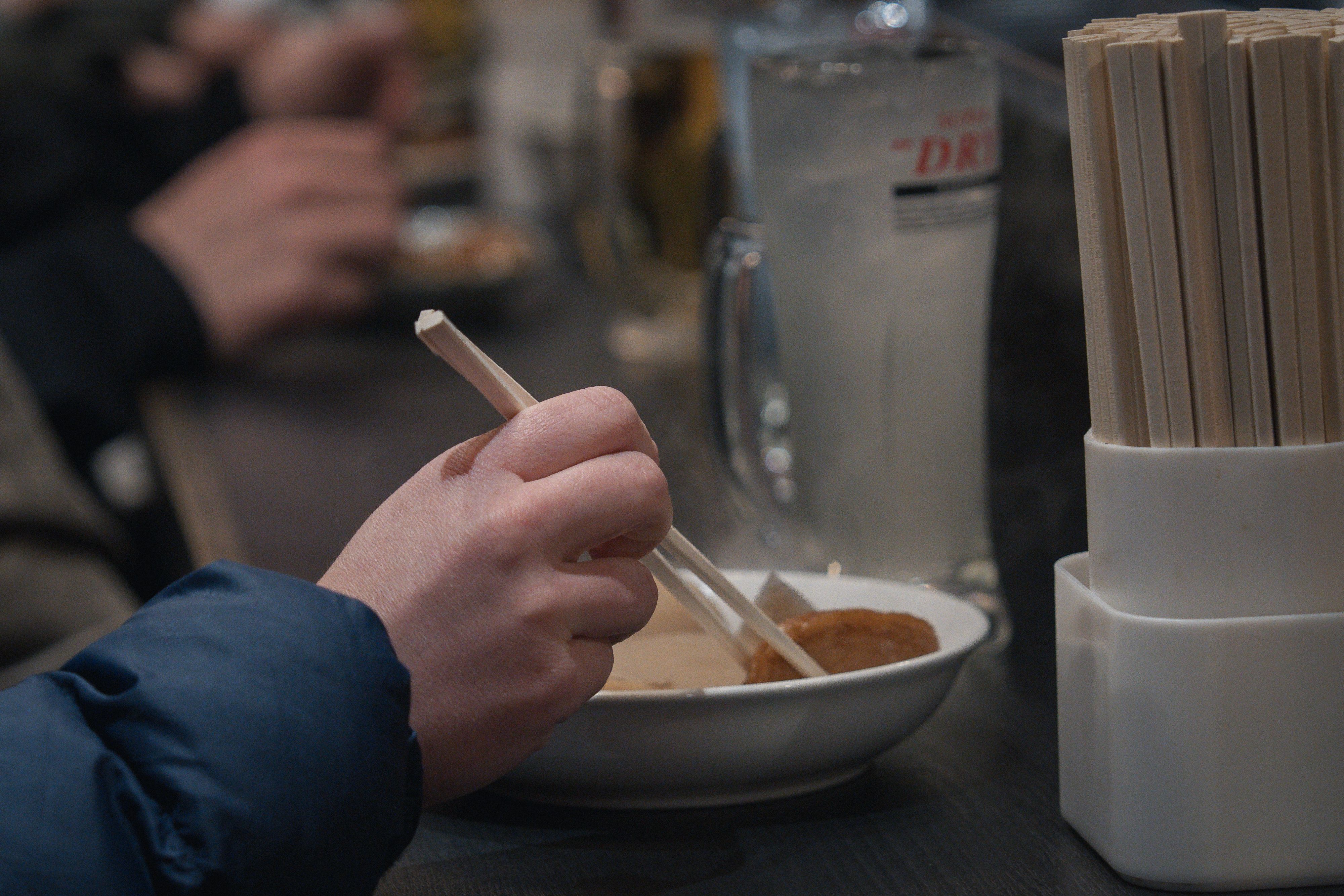 Every meal begins with a quiet ritual.