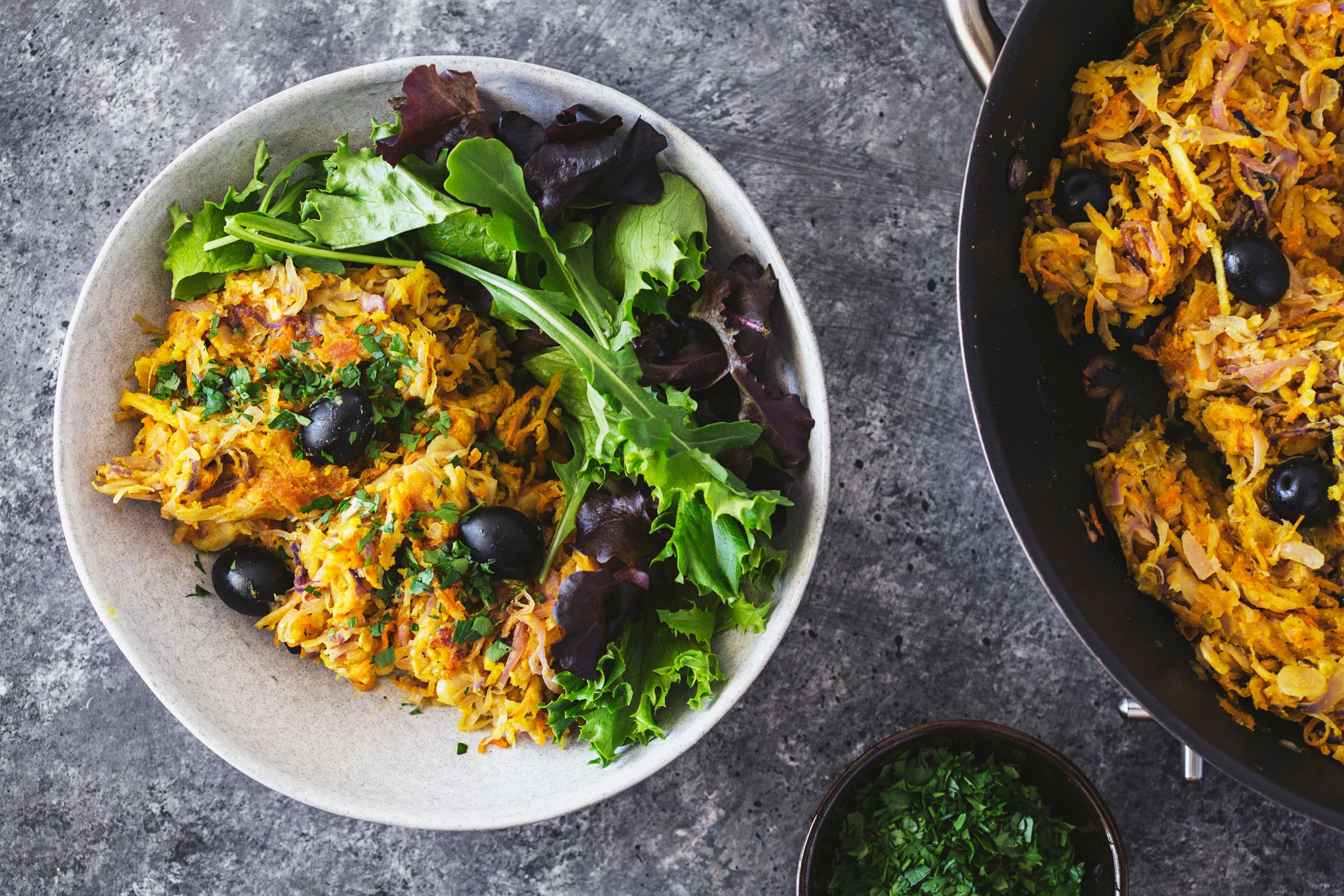 Portuguese Veggie Hash - Cocoon Cooks