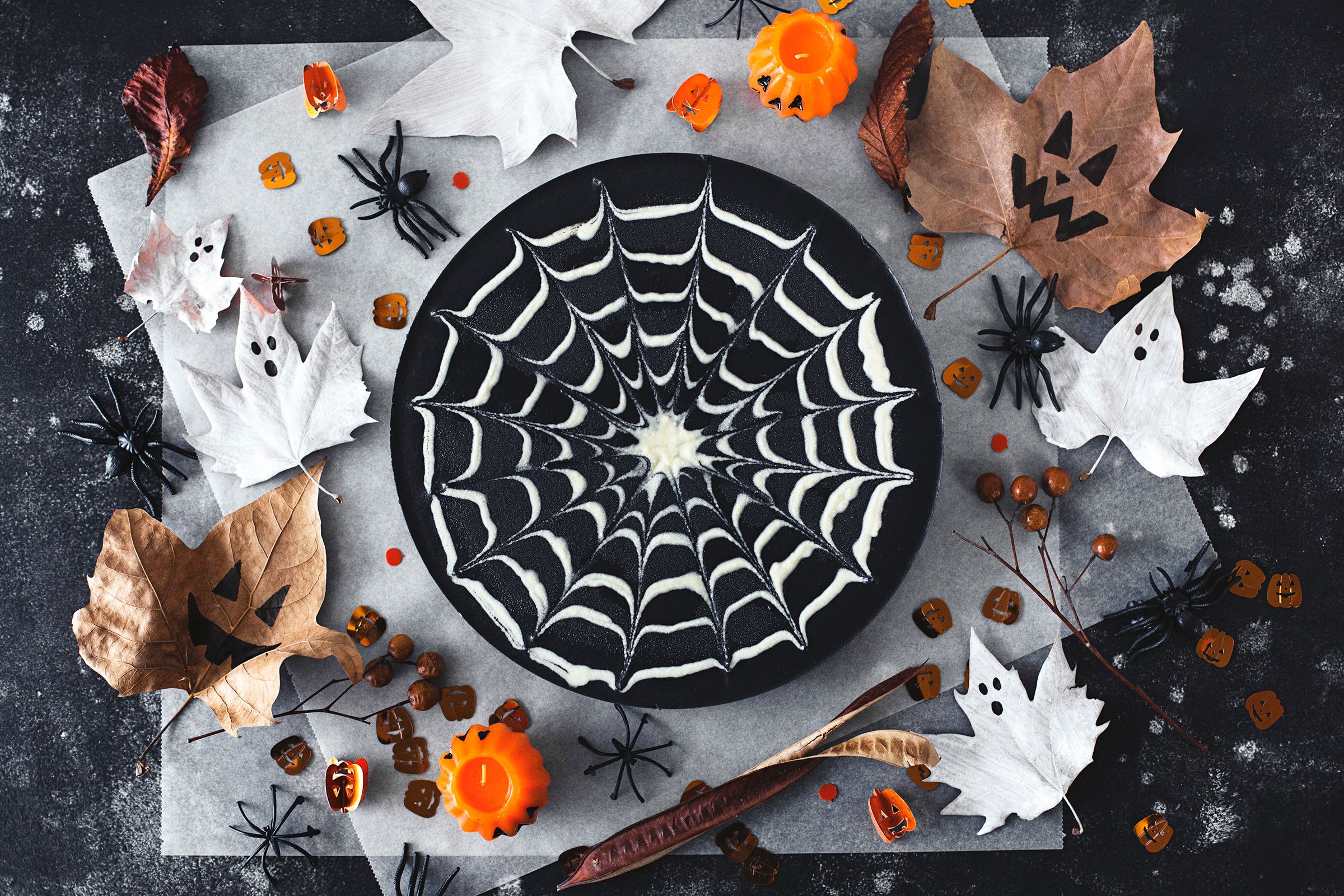 Double Chocolate Halloween "Cheesecake" - Cocoon Cooks