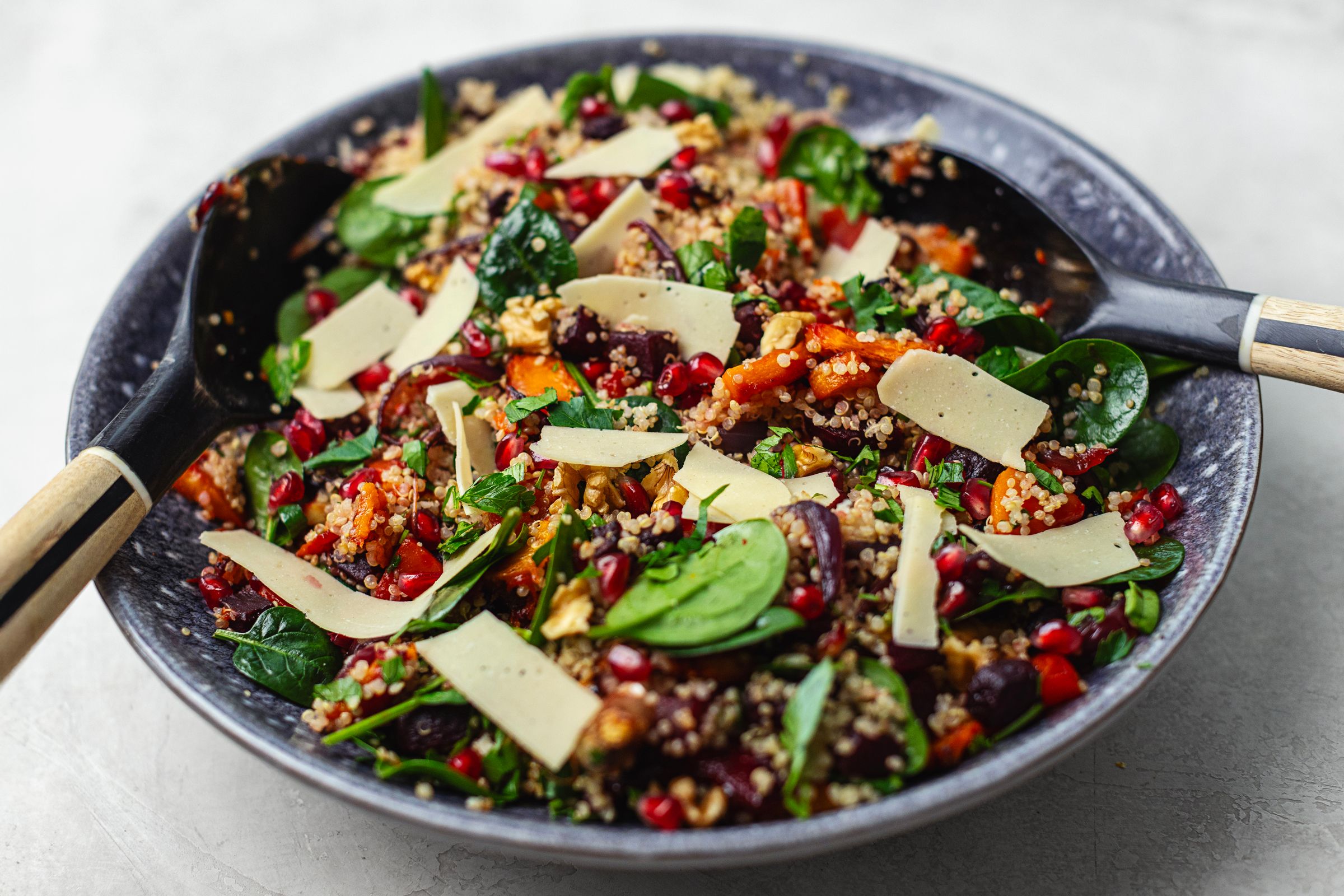 Salada de Inverno com Vegetais Assados