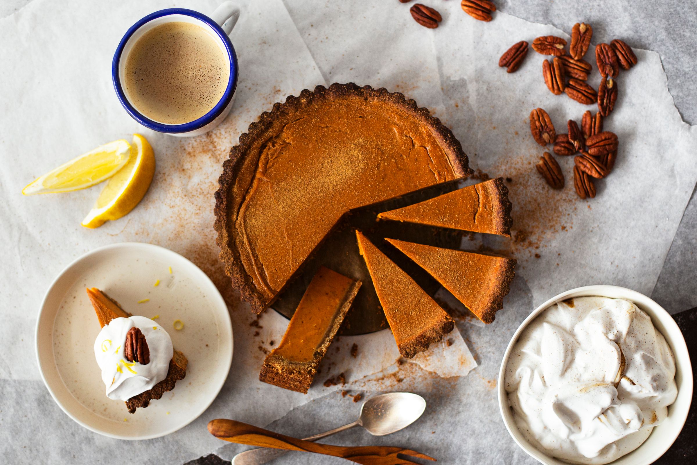 Citrusy Sweet Potato Pie - Cocoon Cooks