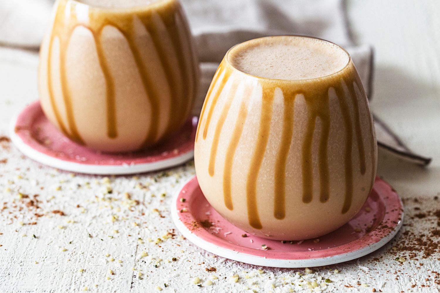 Smoothie de Caramelo Salgado & Amendoim