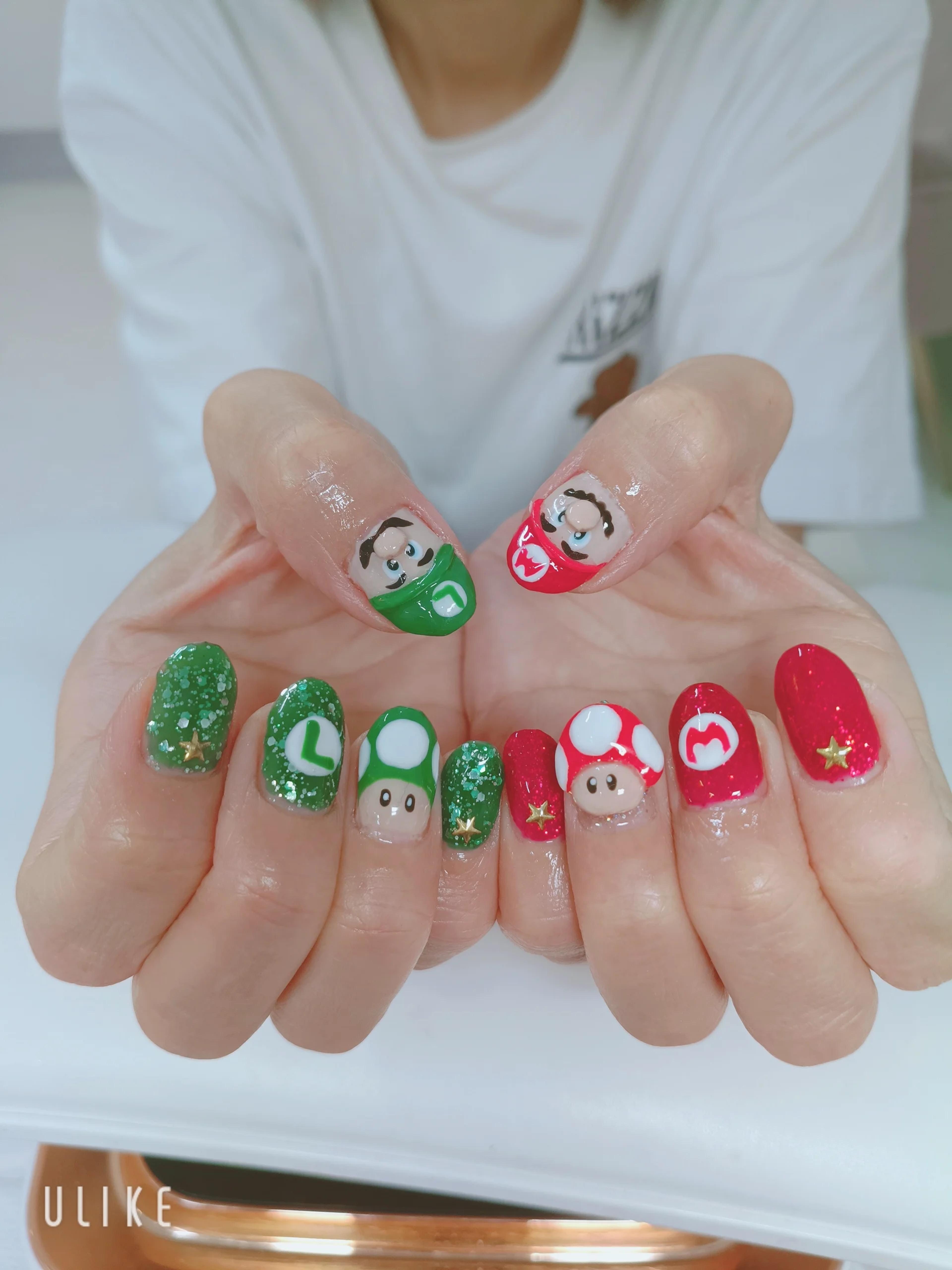 マリオ＆ルイージネイル