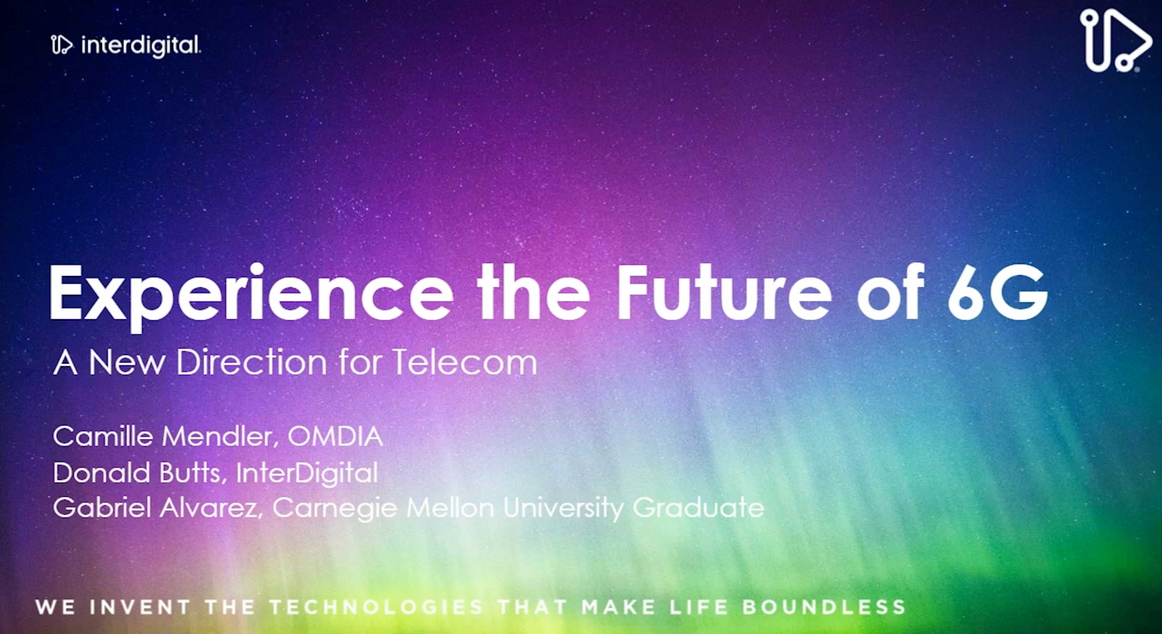 How do We Capture the 6G Experience?