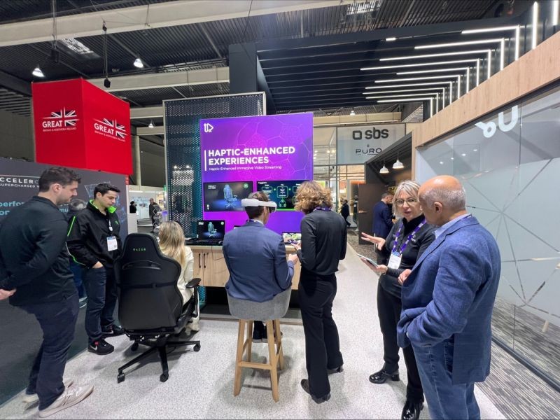 A presentation using vr headset