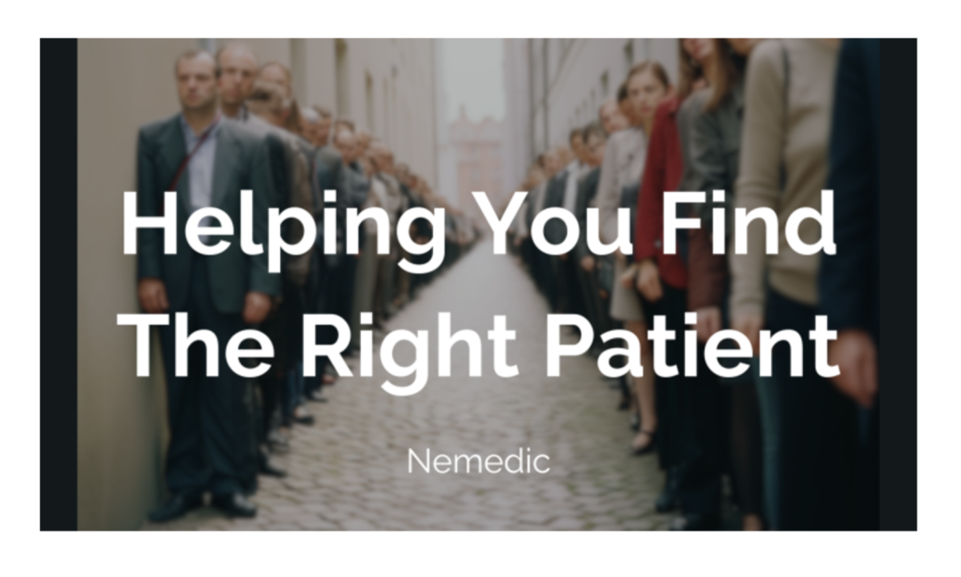 Finding the right surgical patient