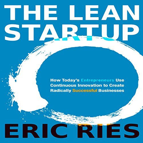 The lean startup book cover.