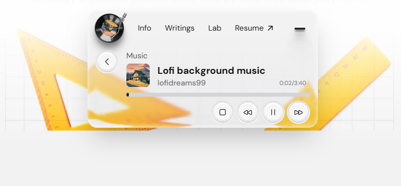 The Rhythm of Design: Building and Testing My Portfolio’s Music Player
