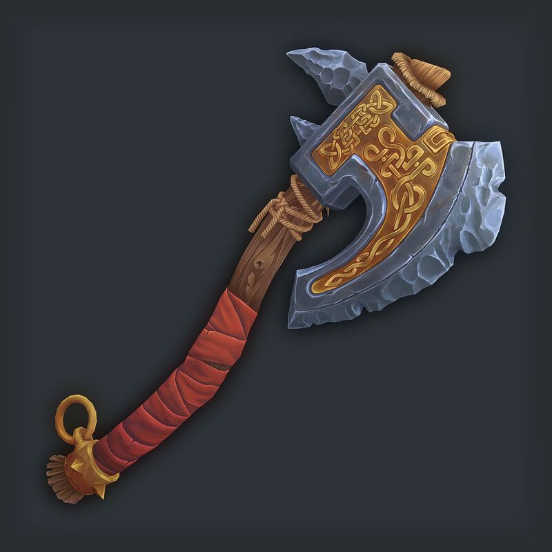 Battle Axe - Handpaint