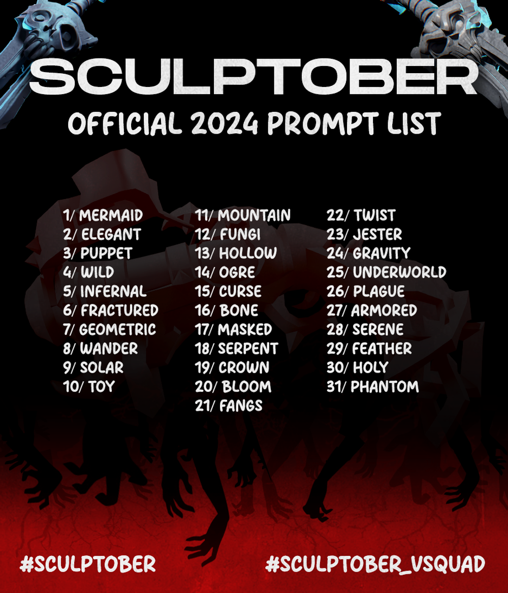 Sculptober2024 breakdown
