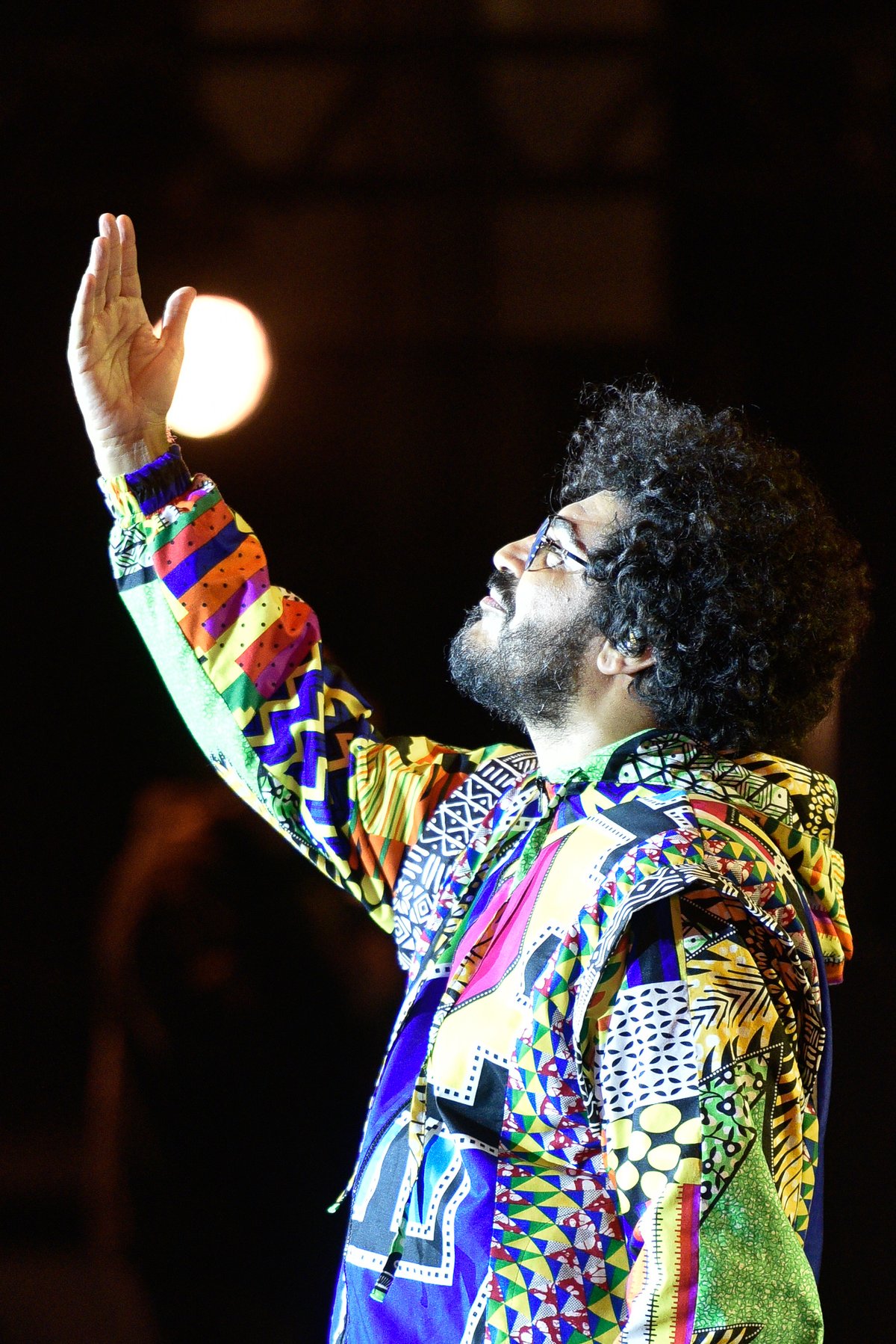Criolo na celebração do Bicentenário da Independência, em 2022; foto de arquivo.