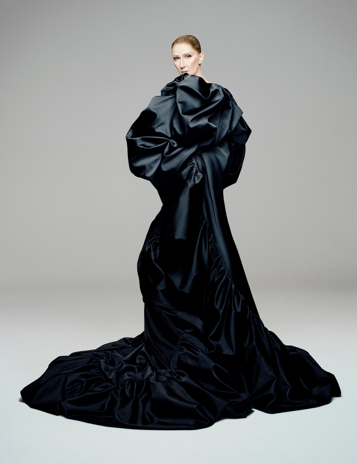 Céline Dion no retrato oficial de divulgação da temporada de 2026.