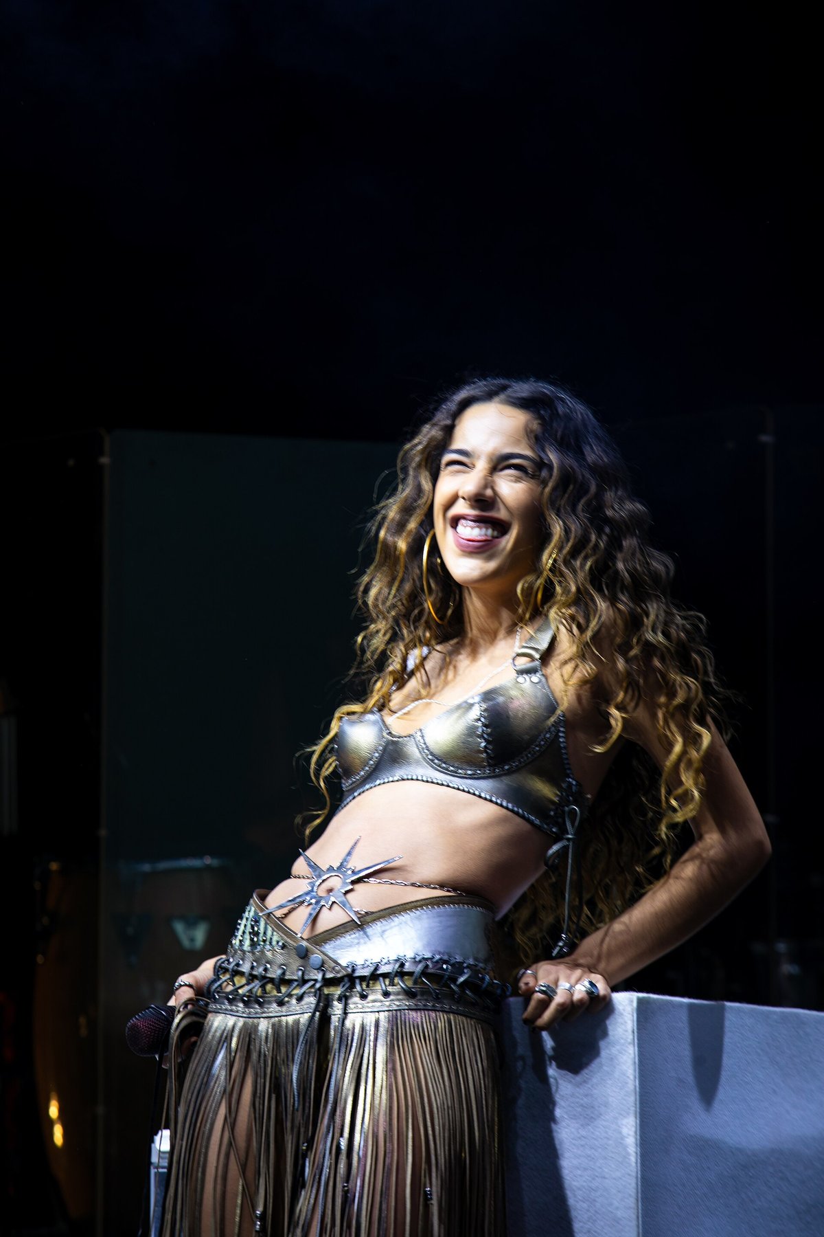 Marina Sena durante apresentação no Sensacional!, em 2024; foto de arquivo.