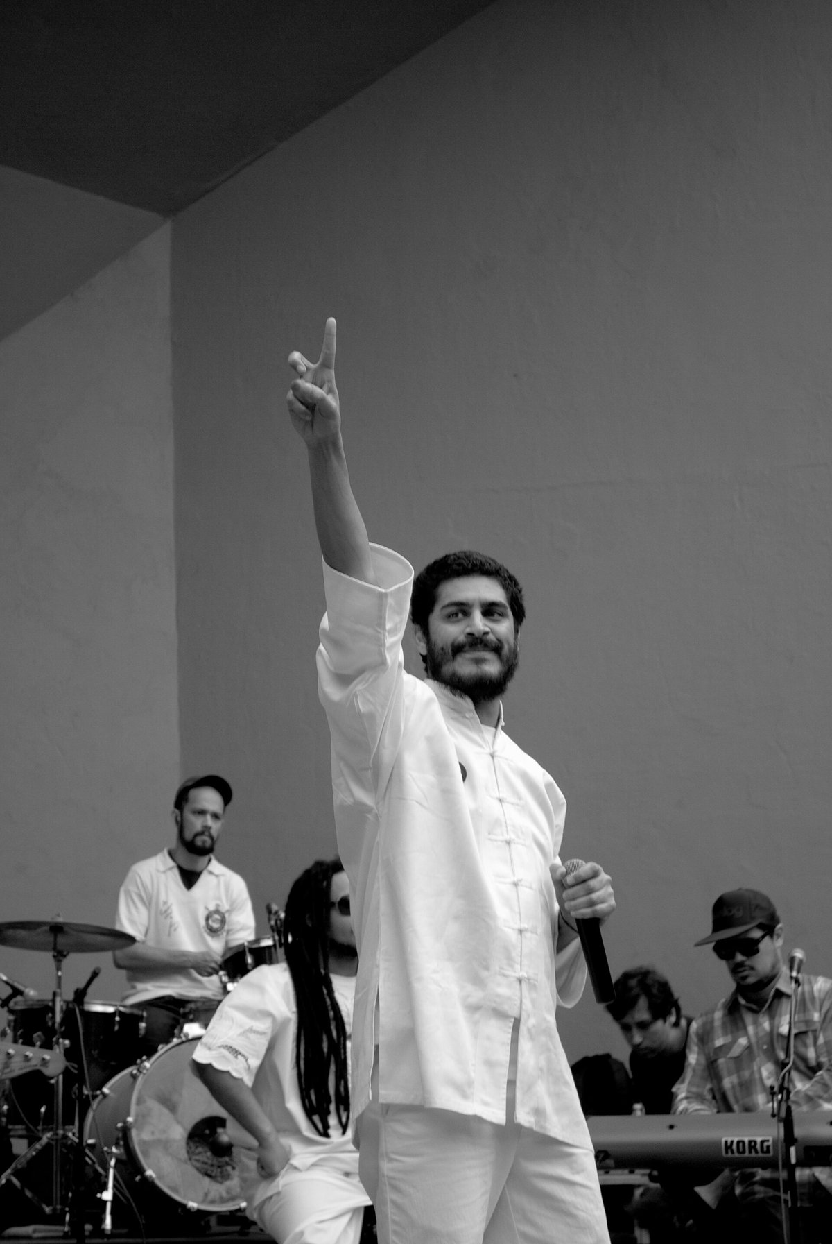 Criolo no Parque da Aclimação, em 2011, ano de lançamento de Nó na Orelha; foto de arquivo.