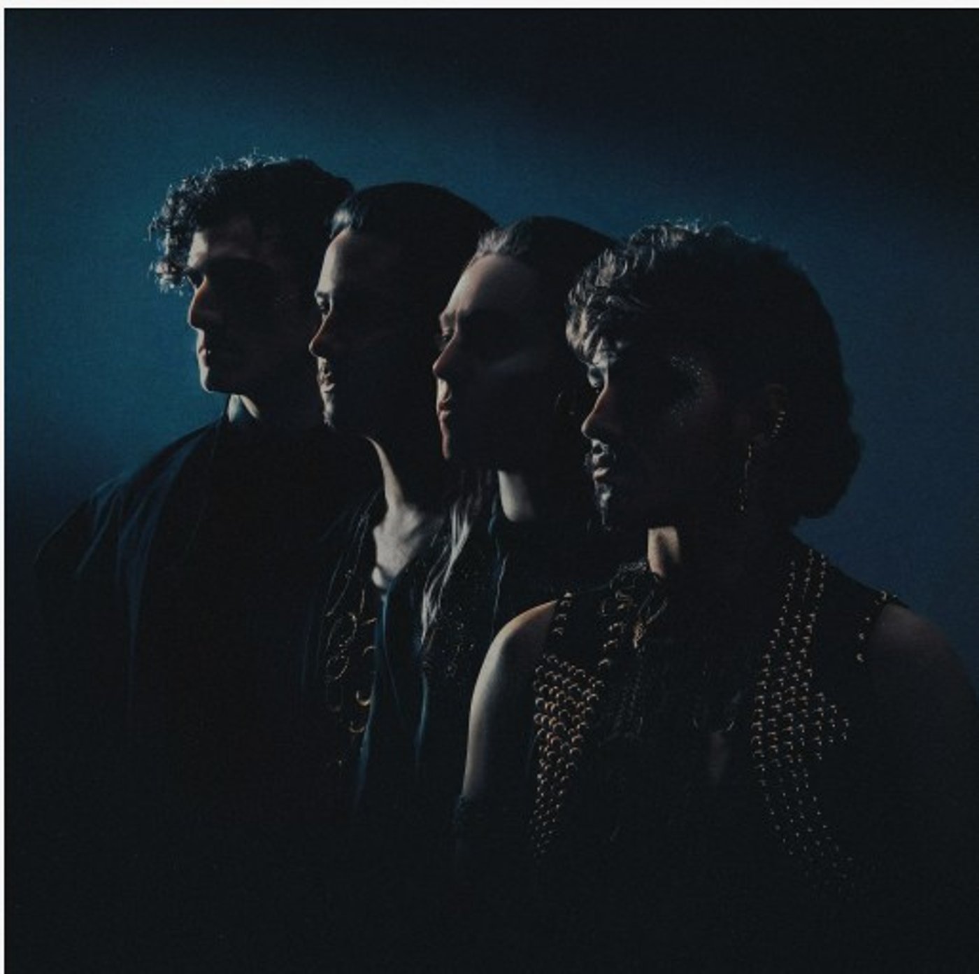 Greta Van Fleet em retrato de divulgação do lançamento