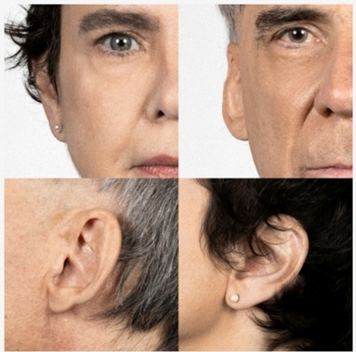 Capa de Vice-Versa combina retratos de Adriana Calcanhotto e Arnaldo Antunes