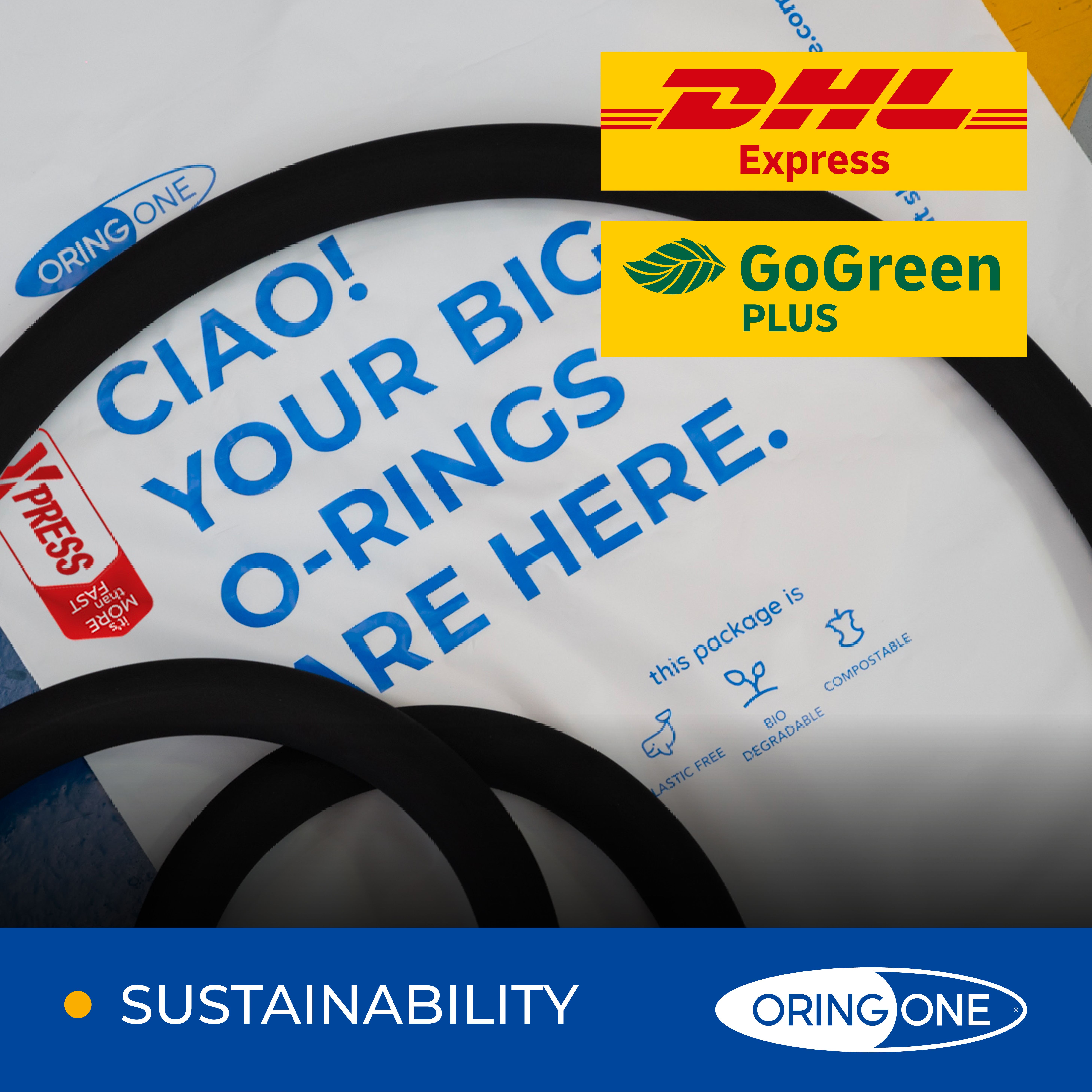 Oringone and DHL GoGreenPlus