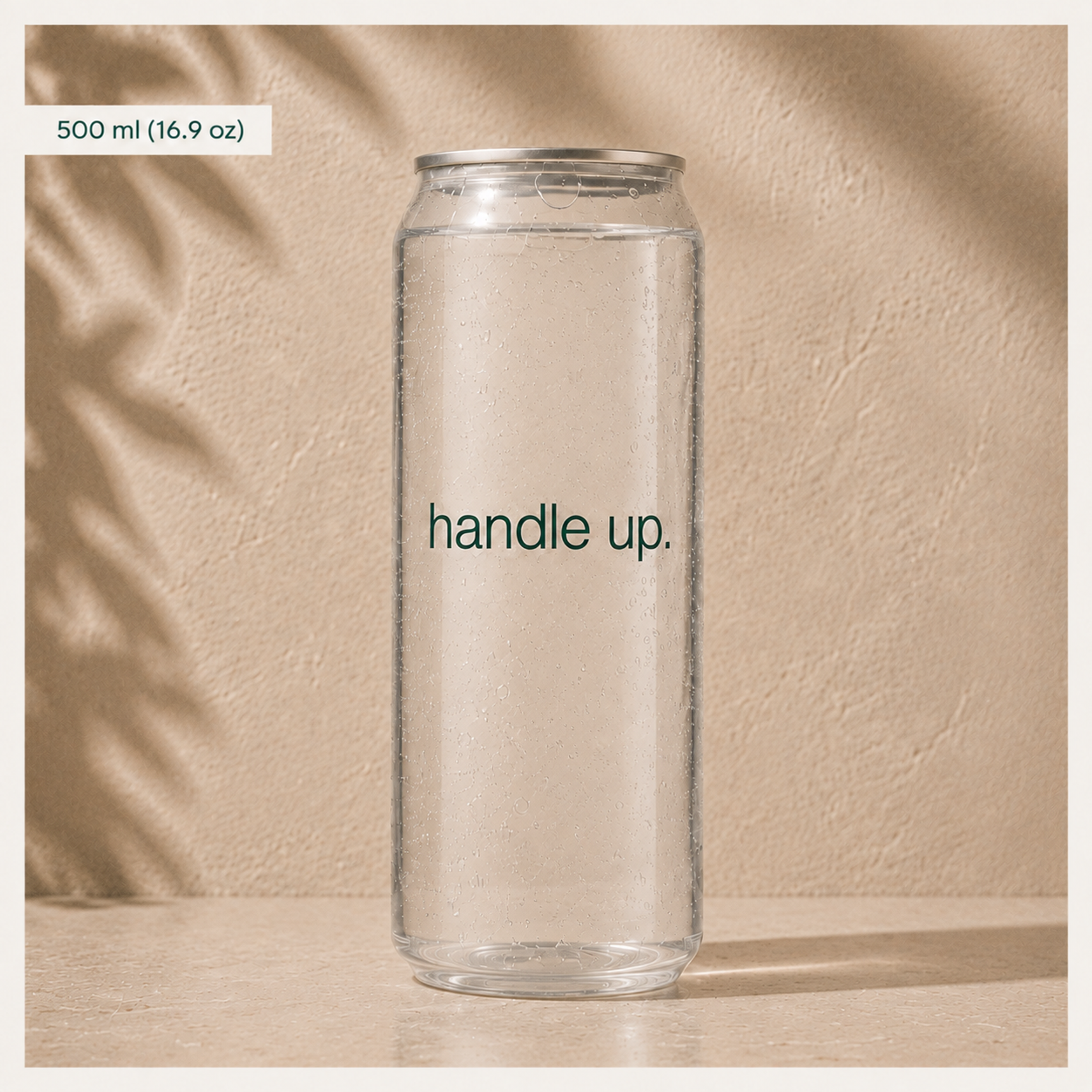 Transparent Large Can (16.9oz)