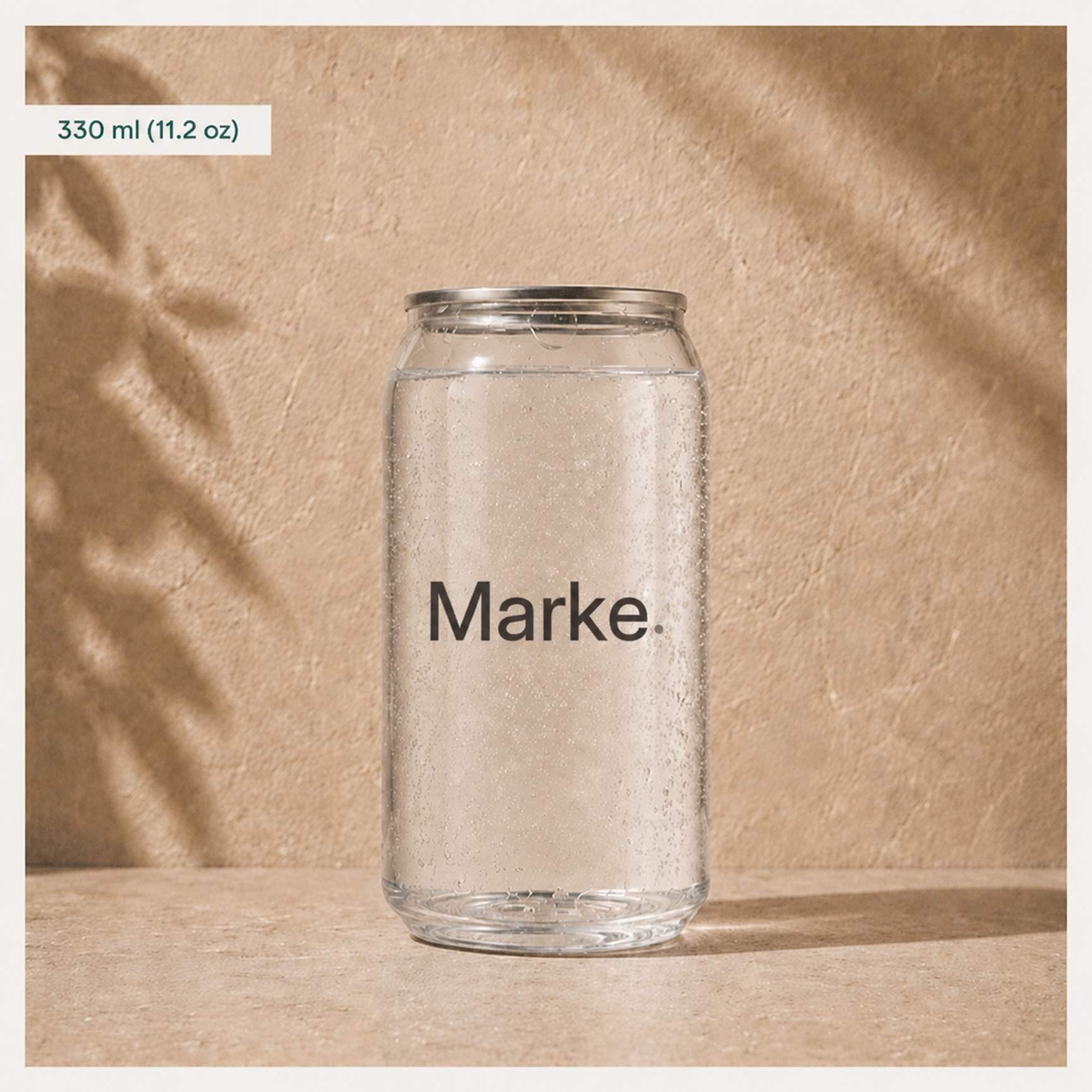 Transparent Regular Can (11.2oz)