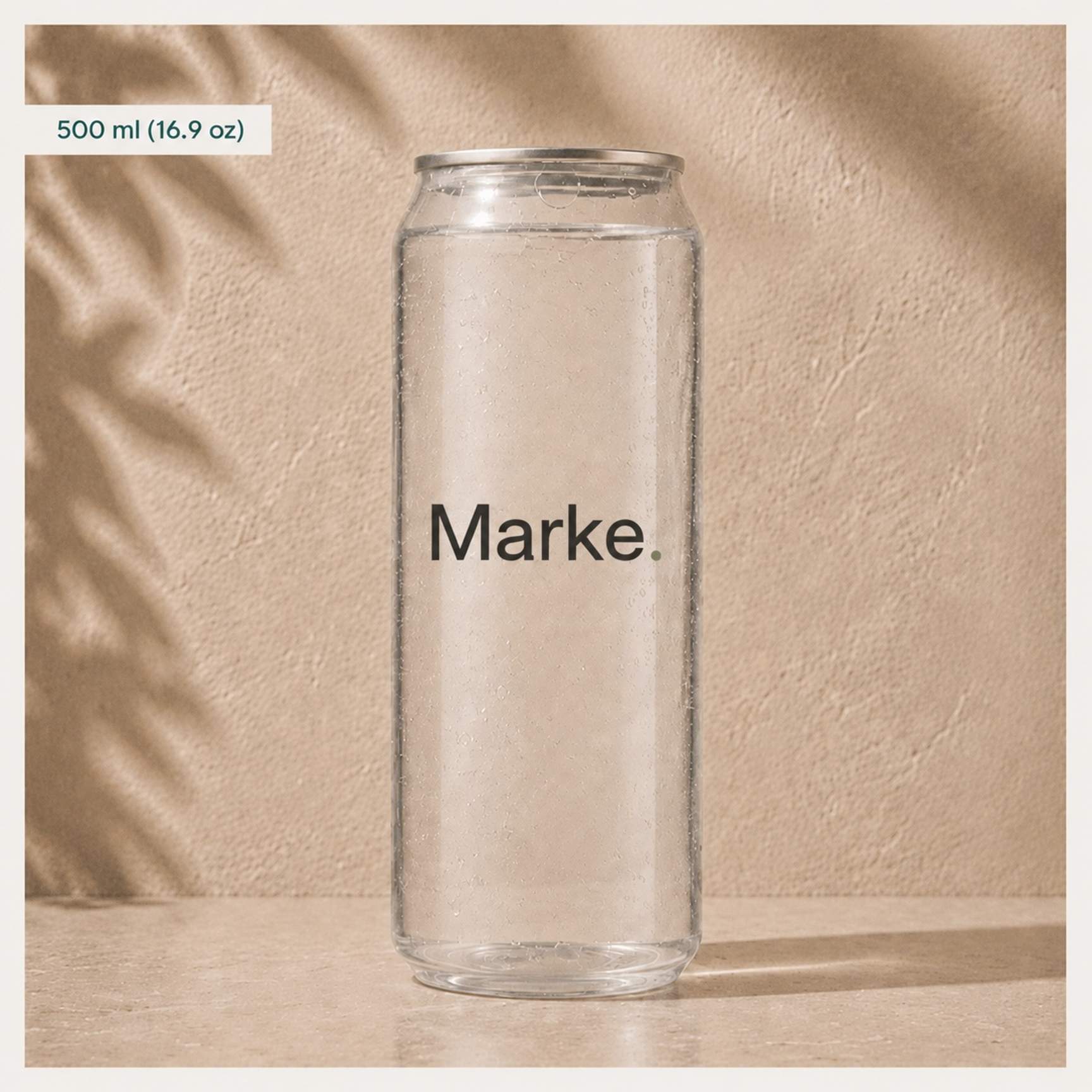 Transparent Large Can (16.9oz)