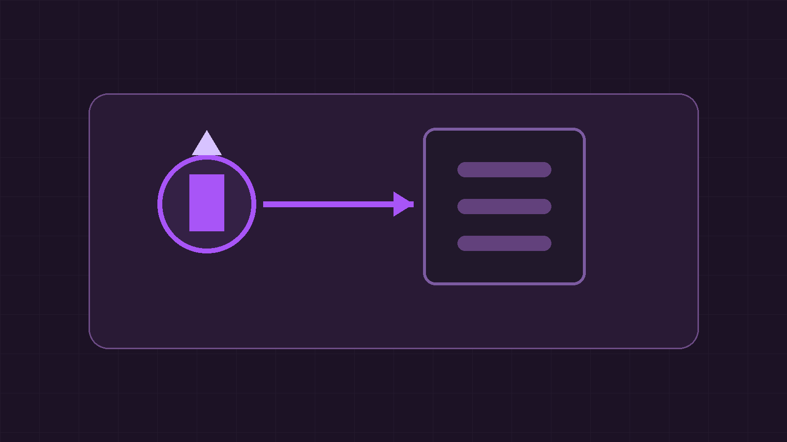 A database checkpoint symbol passes into a separate file-storage case, showing that both parts are recorded together.