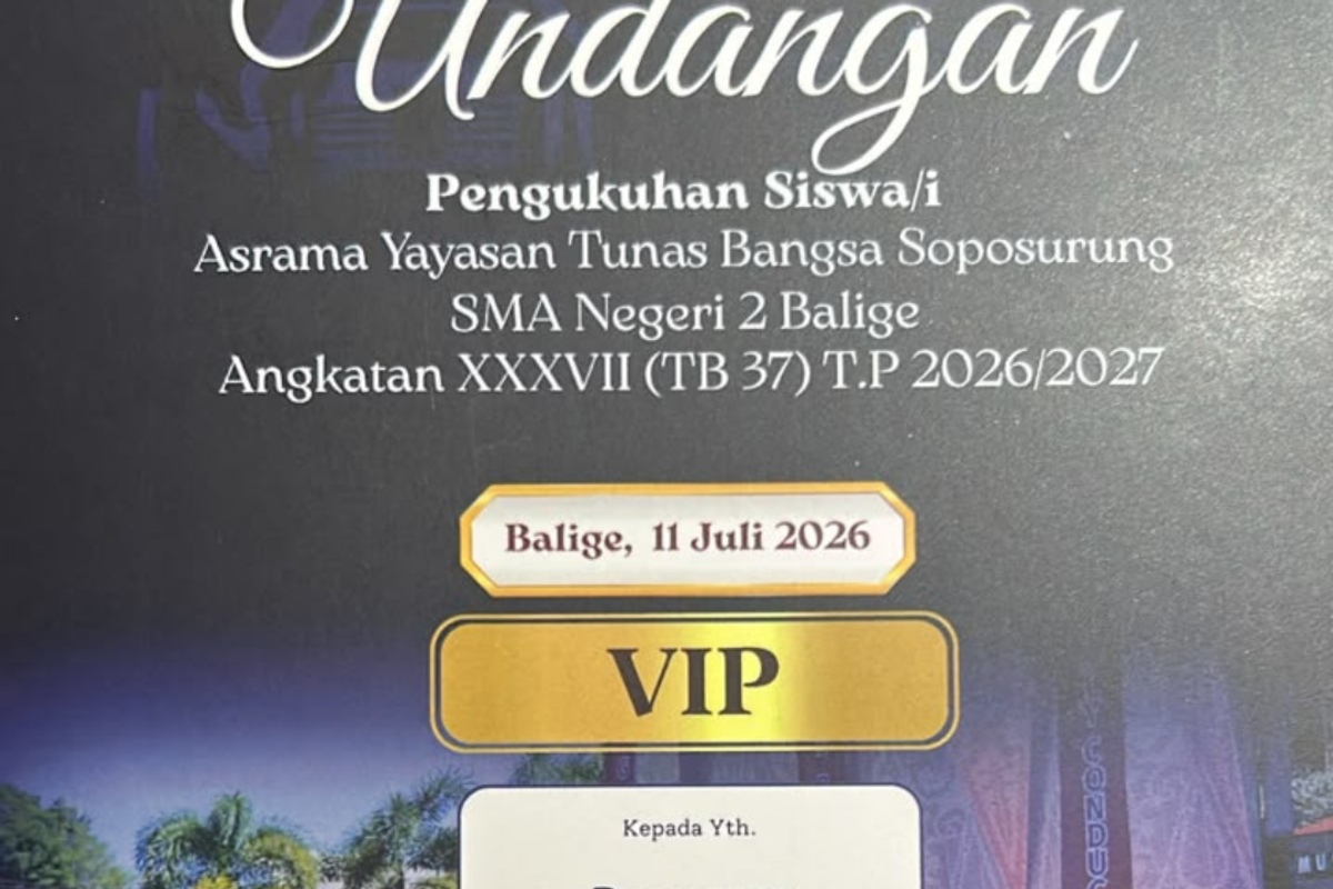 Pengukuhan Siswa/i TB XXXVII