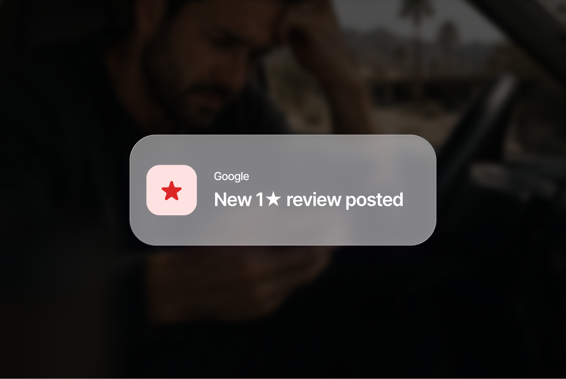 You ask for reviews manually.