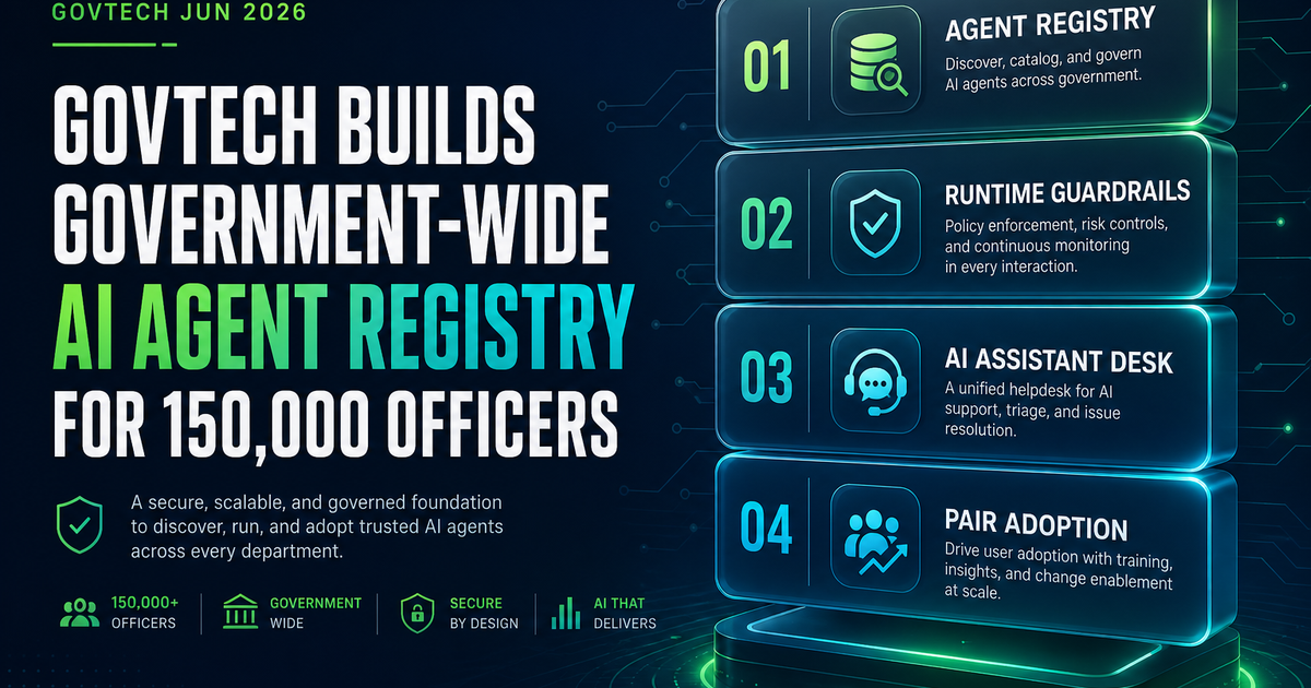 GovTech AI Assistant Desk: Singapore Agent Registry