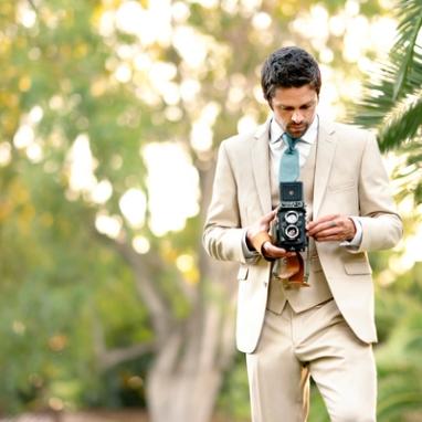 British Tan Suit - Image by Generation Tux