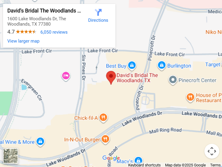 Suit & Tuxedo Rental Showroom in The Woodlands, TX