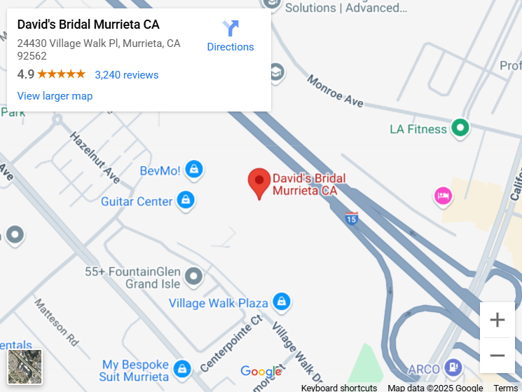 Suit & Tuxedo Rental Showroom in Murrieta, CA