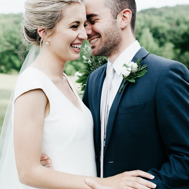 Slate Blue Suit - Image by Elicia Bryan Photography