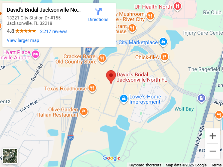 Suit & Tuxedo Rental Showroom in East Jacksonville, FL