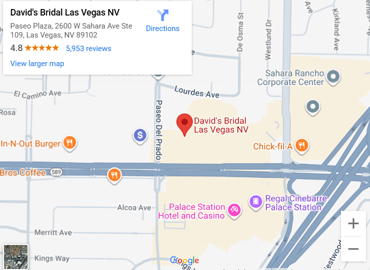 Suit & Tuxedo Rental Showroom in Las Vegas, NV