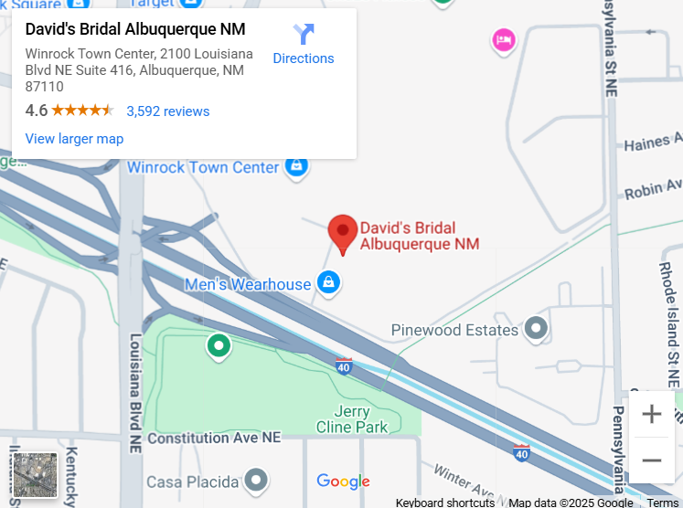 Suit & Tuxedo Rental Showroom in Albuquerque, NM