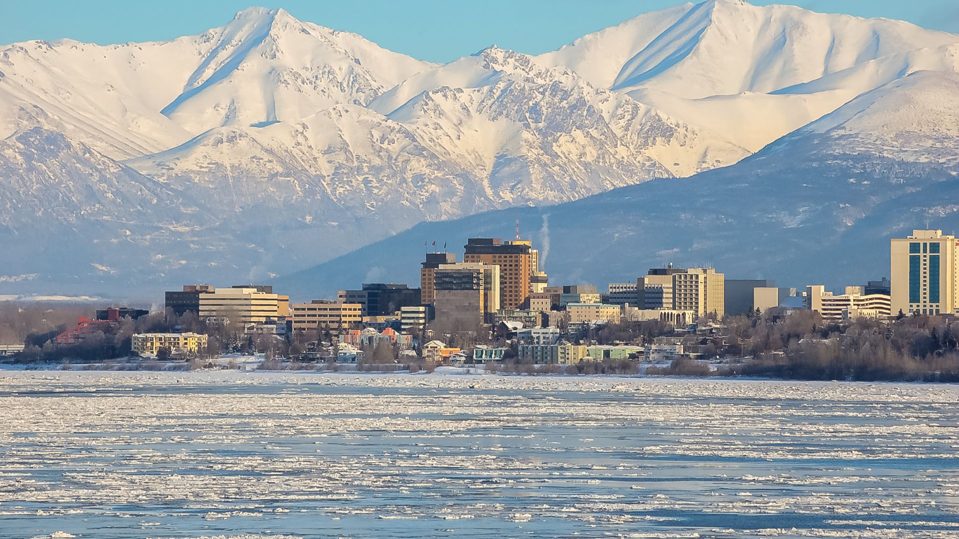 Waterfront in Anchorage, AK