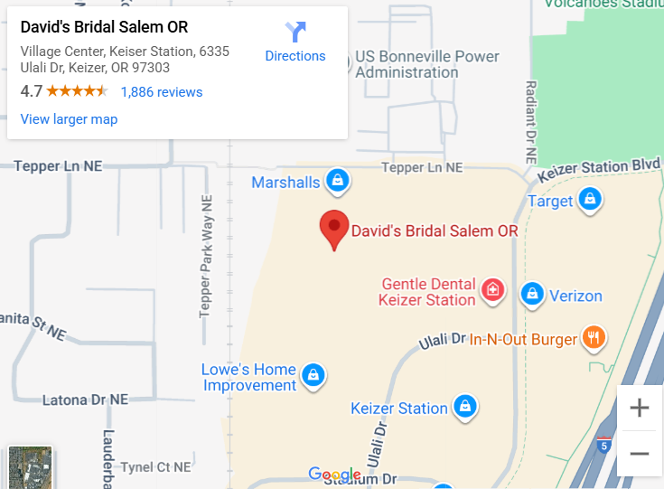 Suit & Tuxedo Rental Showroom in Salem, OR